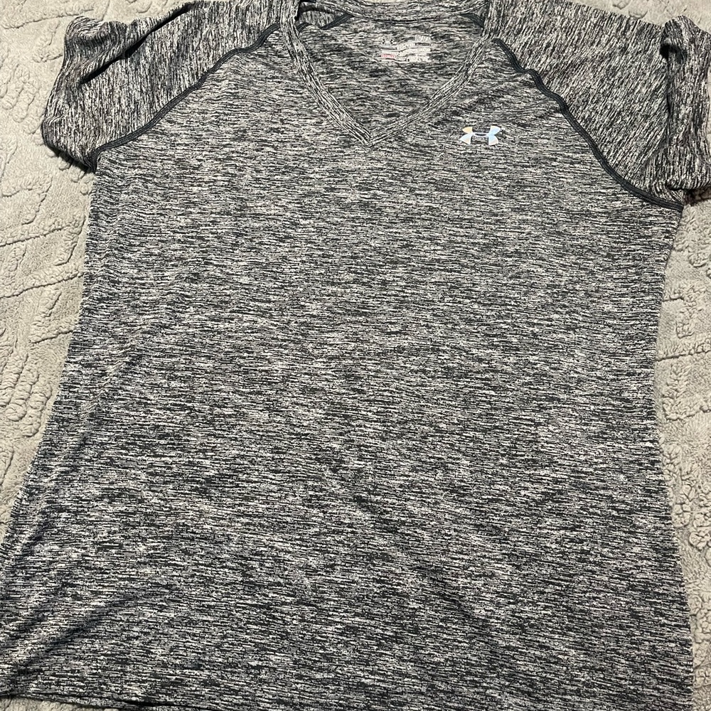 Under Armour Gray Fitted Short Sleeve Tee